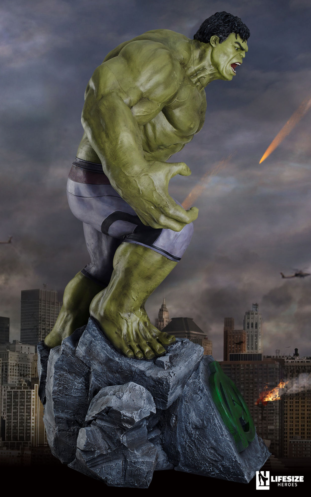 Hulk Avengers Age of Ultron - lebensgroße Statue / Figur