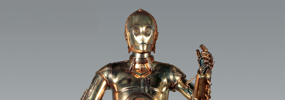 Lebensgroße C-3PO Statue von Sideshow – Star Wars Highlight für Sammler ...