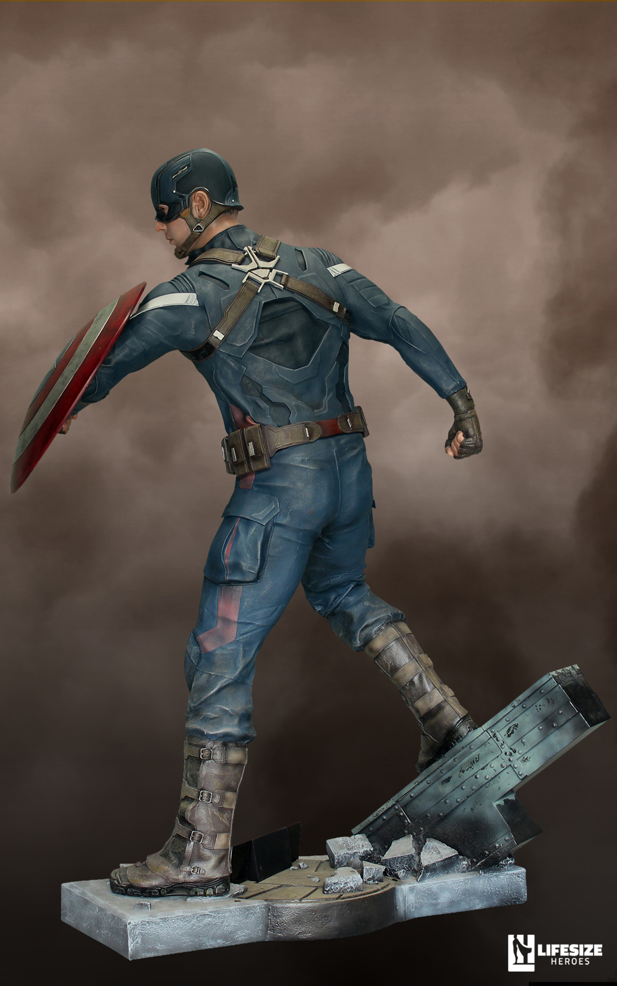 Captain America Winter Soldier fullsize Statue 1:1 Figure
